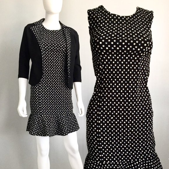Blazer & Dress Polka Dot set - Petite Blazer - Picture 6 of 7